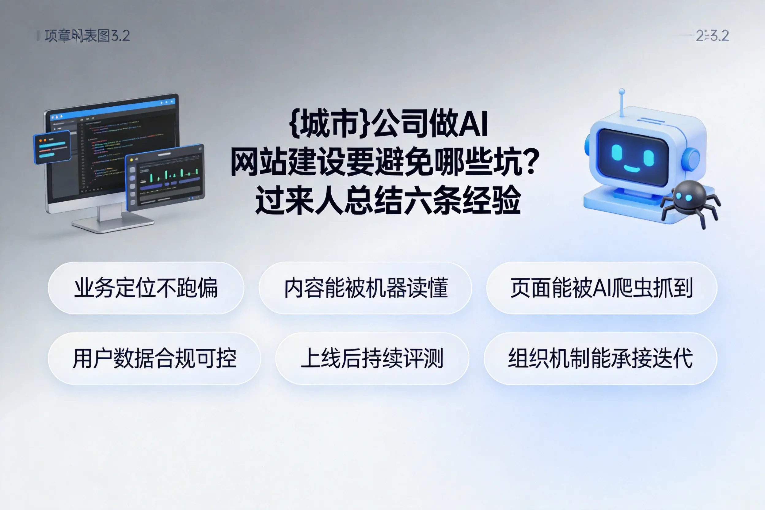 齐齐哈尔公司做AI网站建设要避免哪些坑？过来人总结六条经验