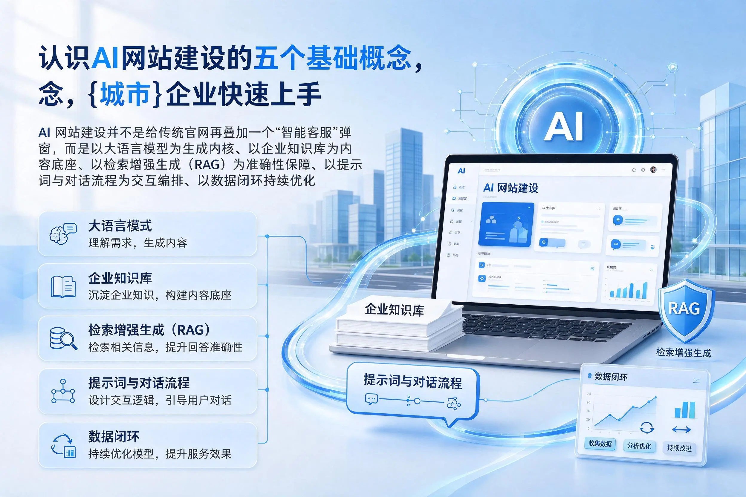 认识AI网站建设的五个基础概念,齐齐哈尔企业快速上手